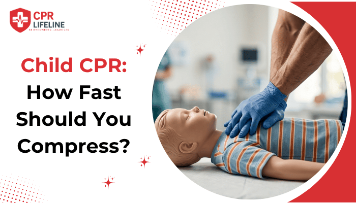What Is the Target Rate for Chest Compressions for Children