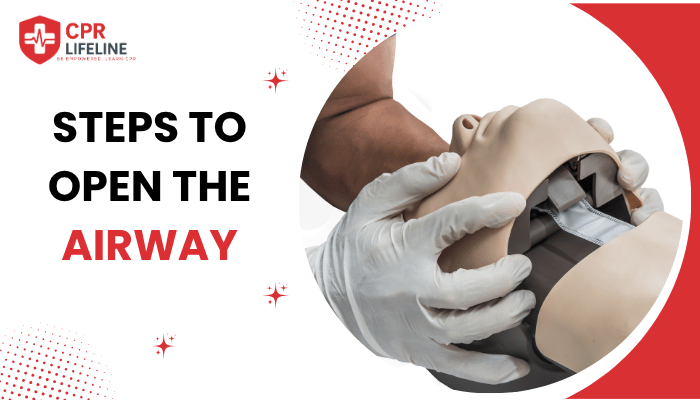 steps to open the airway