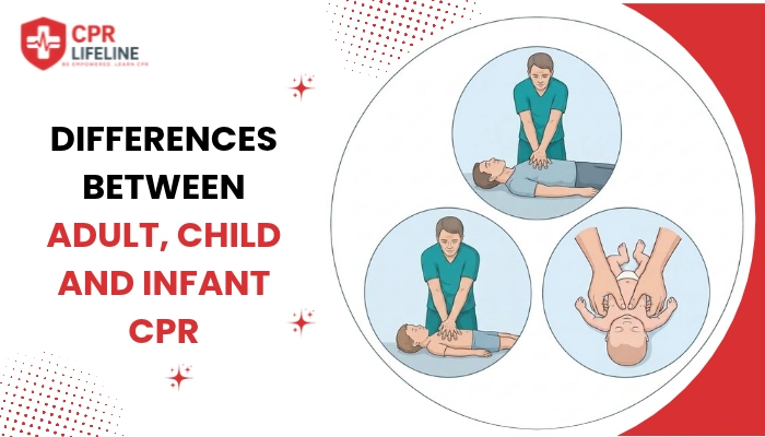 differences between adult child and infant cpr